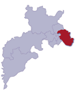 map showing the East Gloucester patch