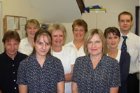Patch staff at glevum GP surgery